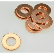 Anillos de sellado de cobre 7,5 x 15 x 1,5 mm IVECO-FORD-BMW-MAN (paquete de 50)