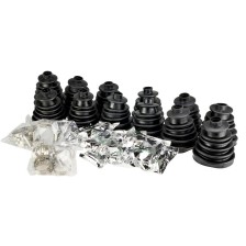 Paquete a granel de fuelles de eje con 12 fuelles universales para juntas homocinéticas, 12 grasas especiales y 24 bandas de ac