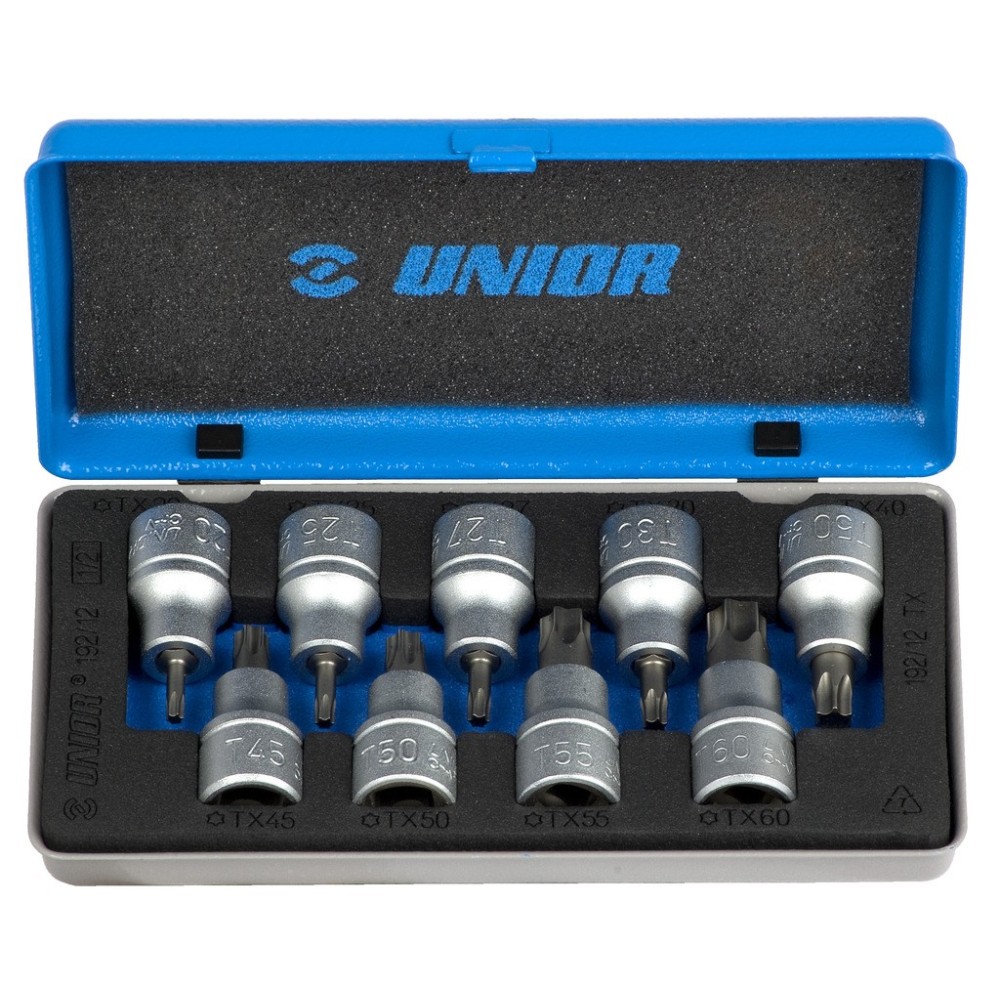 192/12-Juego de vasos de 1/2 con perfil Torx en caja metálica-/9